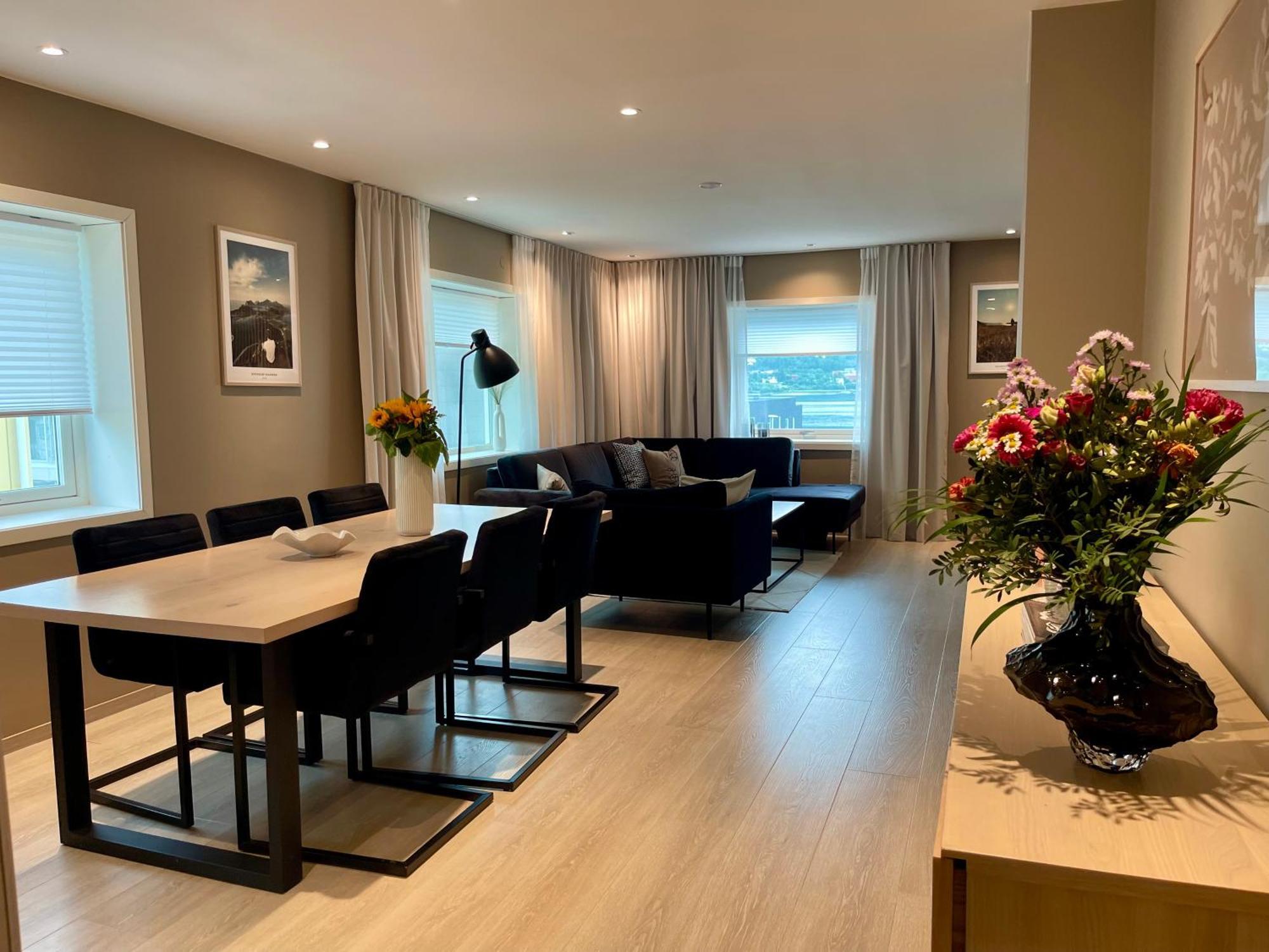 Beautiful Top Apartment Close To City Centre Тромсьо Екстериор снимка